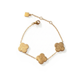 Bracelet Triple Quatrefoil Calligraphié – Shukr, Sabr, Tawakkul
