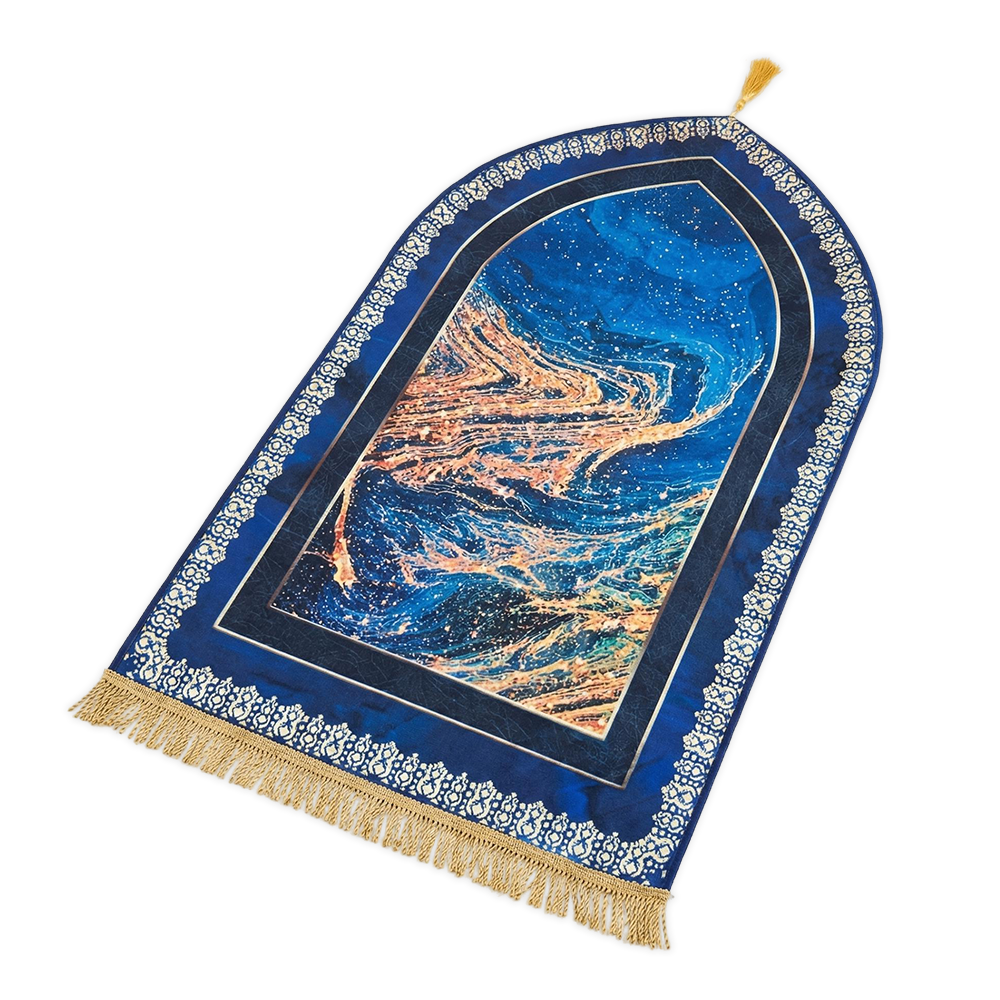 Qibla-Cosmos Tapis de prière rembourré