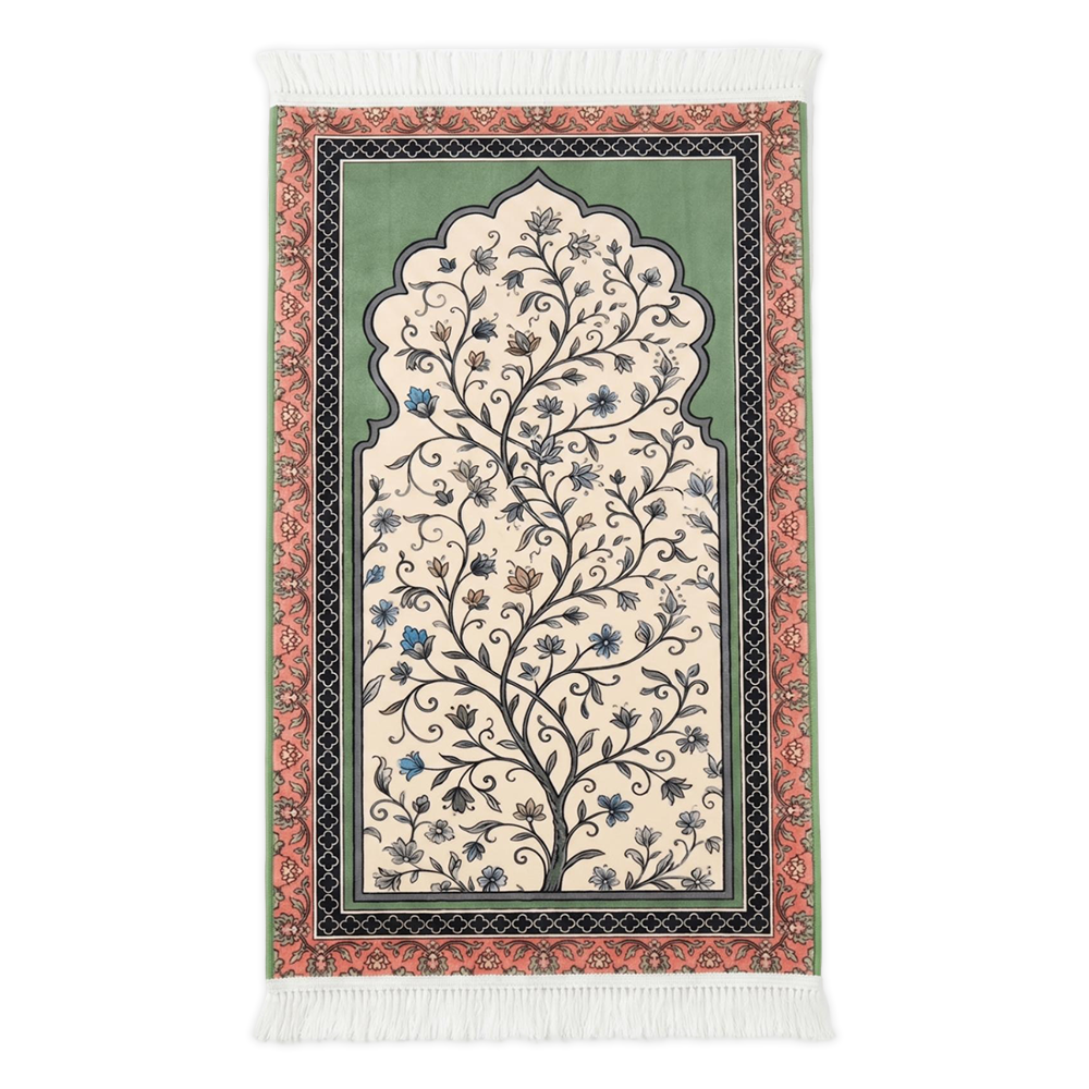 Vigne Vintage Tapis de prière rembourré