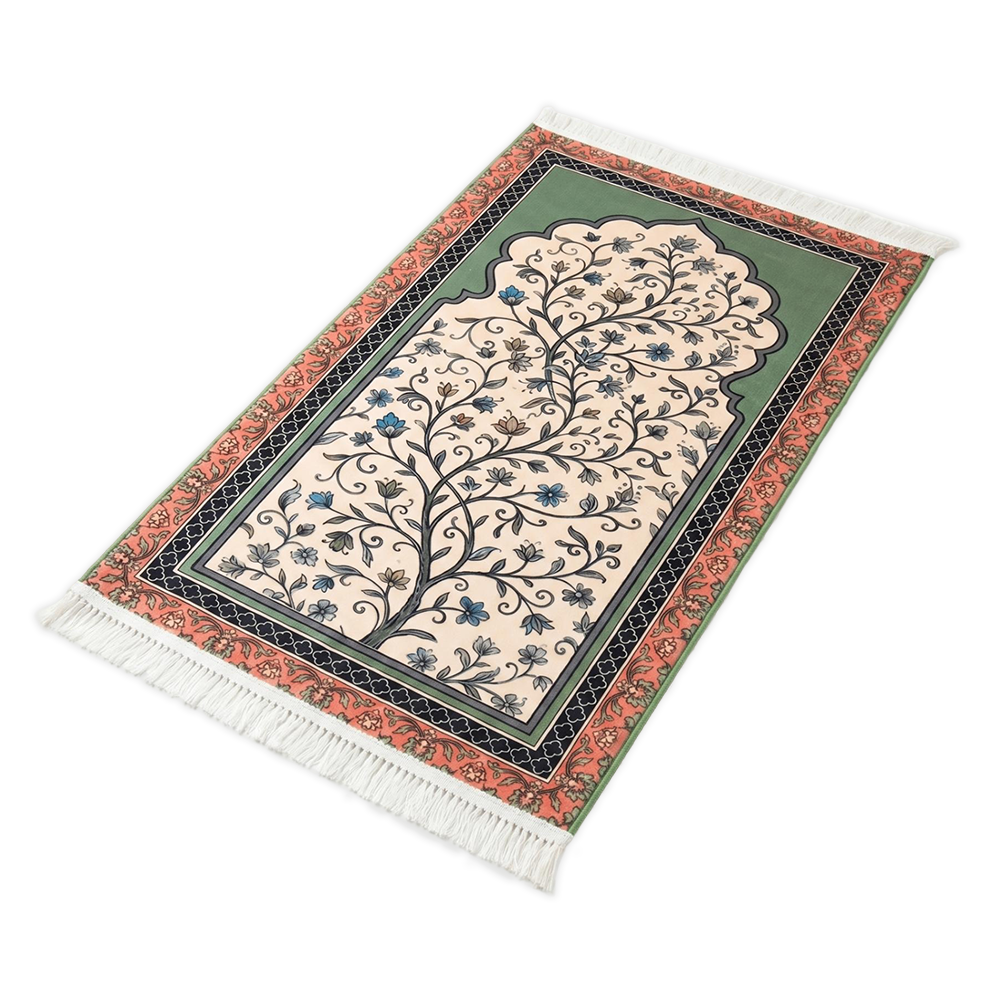 Vigne Vintage Tapis de prière rembourré