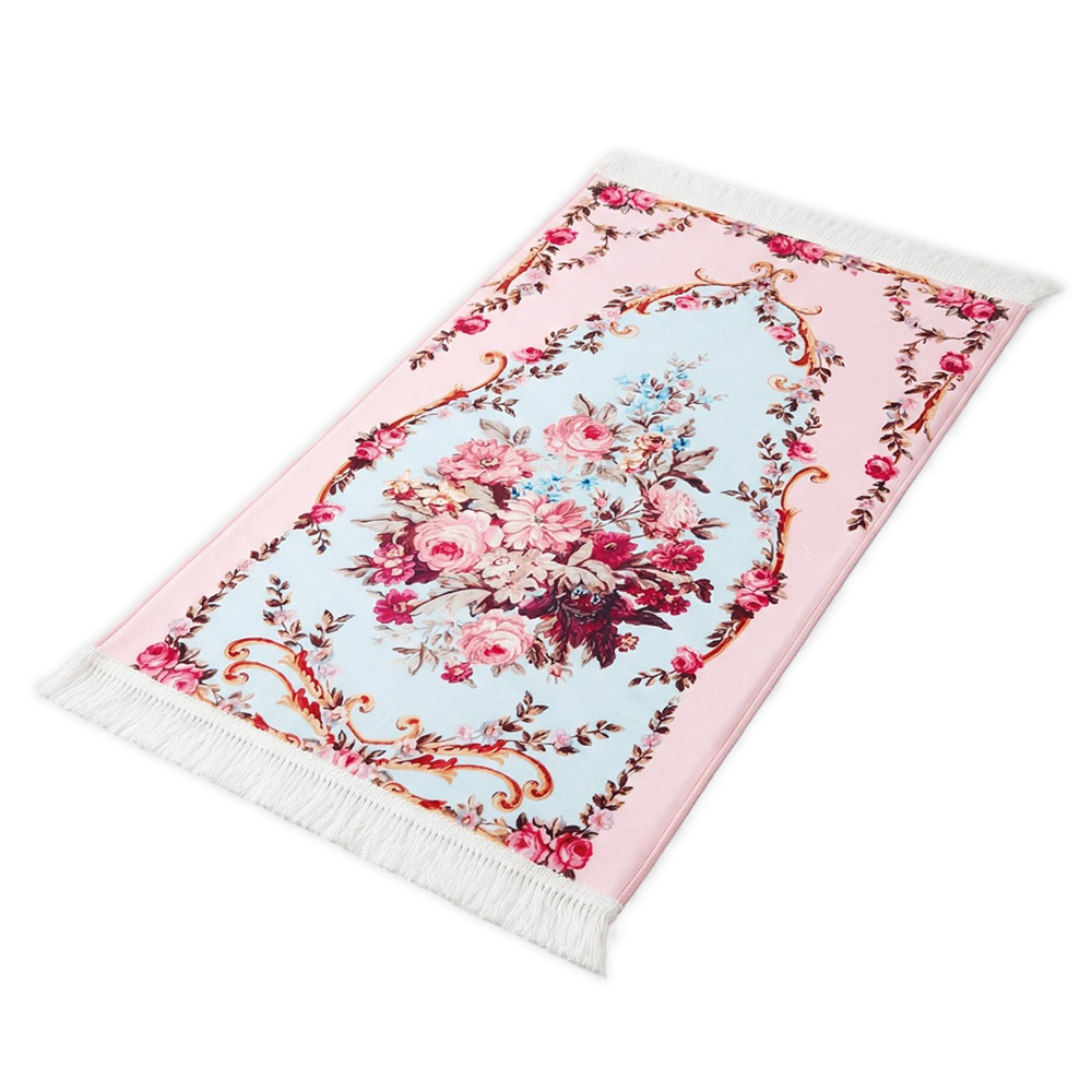 Rehma Rose Tapis de prière rembourré