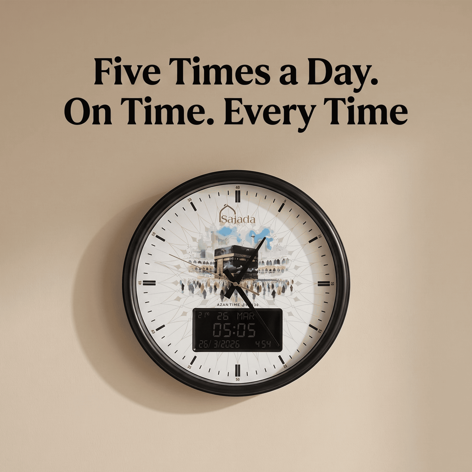 Horloge Azan Sajada