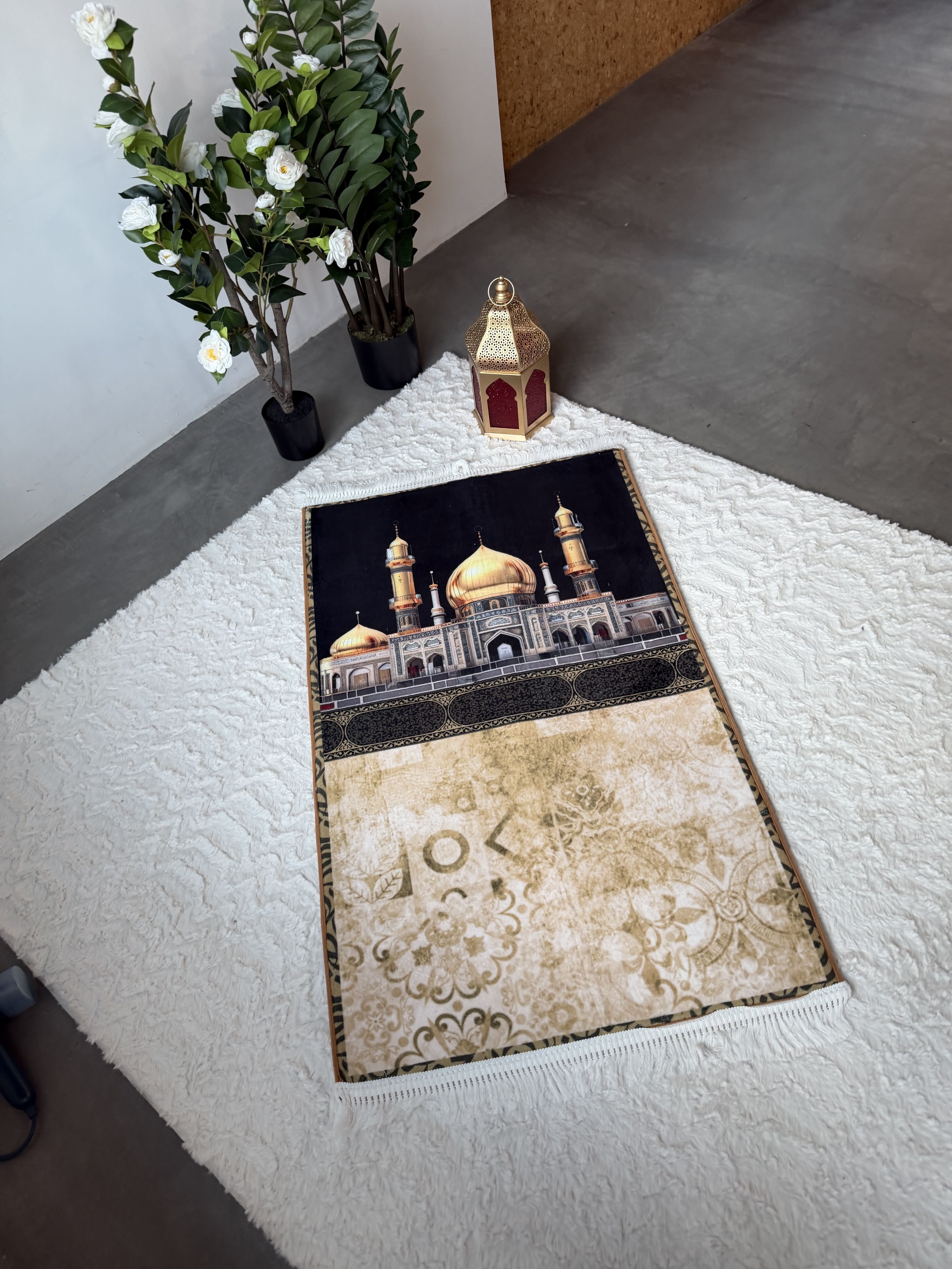 Karbala Mosque Tapis de prière rembourré