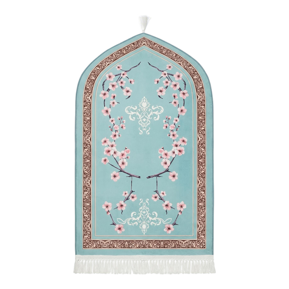 Zehra Fleurs Tapis de prière rembourré
