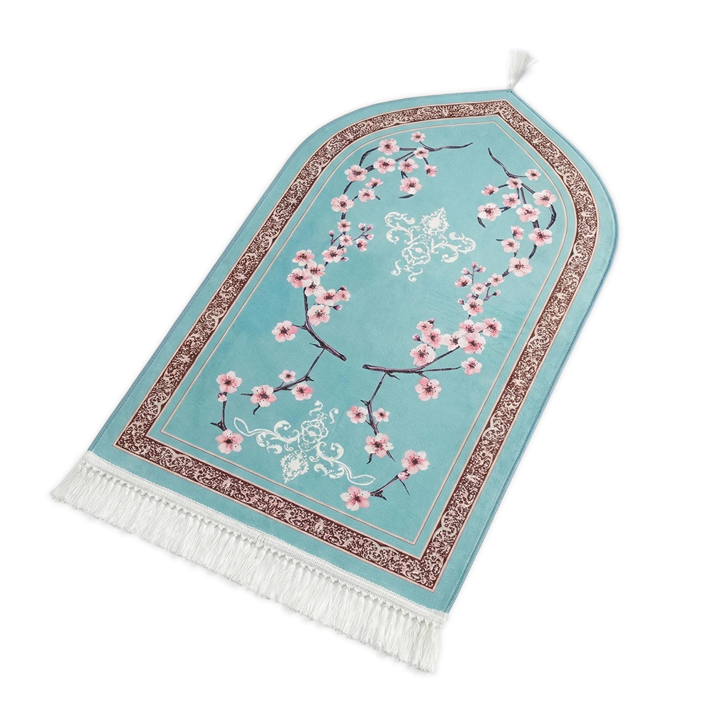 Zehra Fleurs Tapis de prière rembourré