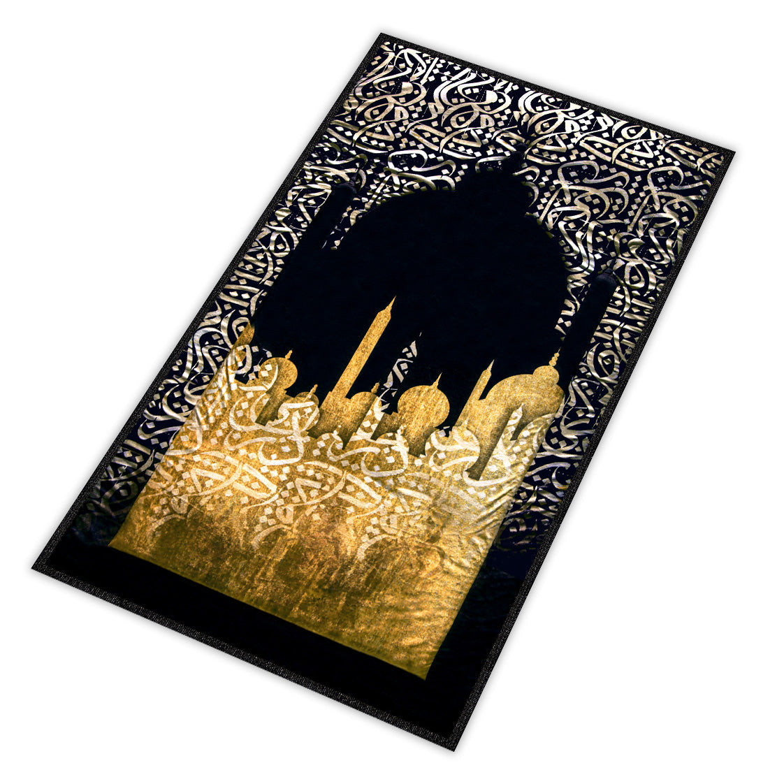 Calligraphie Arabe Tapis de prière rembourré