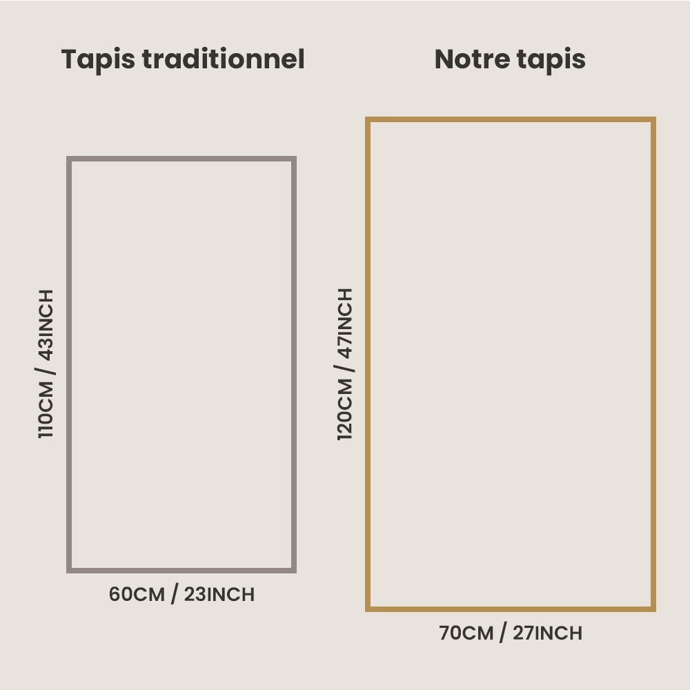 Firdaws Tapis de prière rembourré